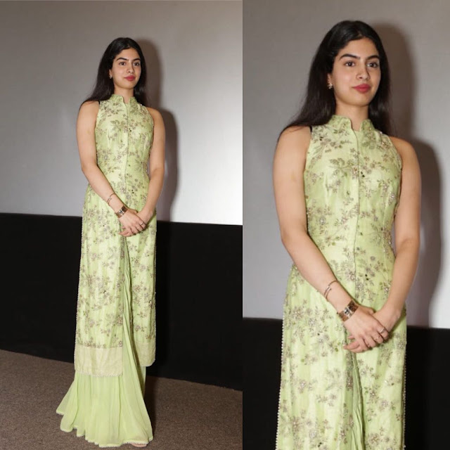 Looking Pretty: Khushi Kapoor In Mayyur Girotra Outfit