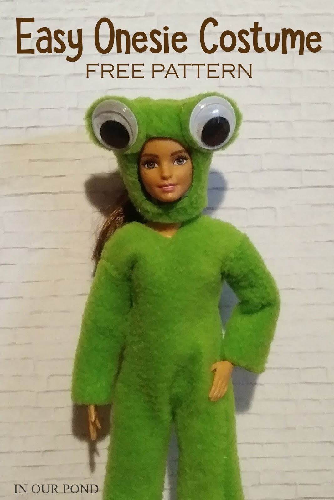 Easy DIY Doll or Elf Onesie Costume Easy DIY Doll or Elf Onesie Costume