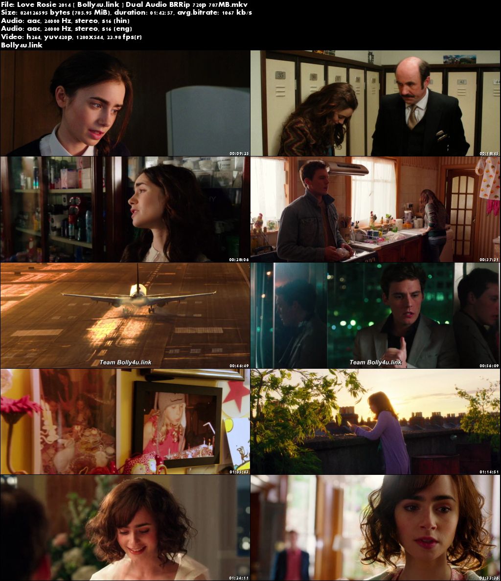 Love Rosie 2014 BRRip 350MB Hindi Dual Audio 480p Download