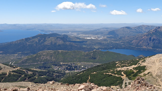 Argentine-Bariloche depuis Cerro Catedral