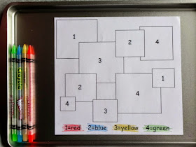 Mom's Tot School: Squares