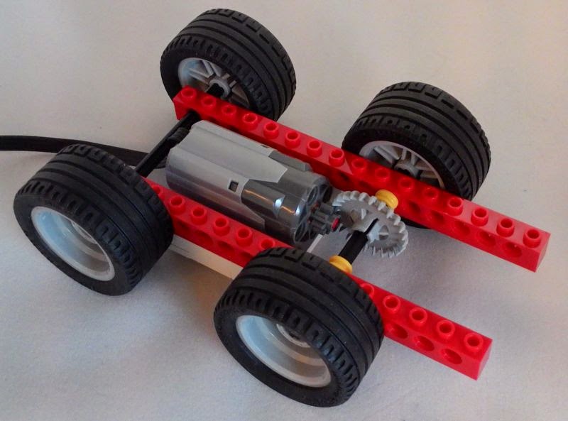 Robotics For Children Pas Grandpas Gearing Down Second Car Model Geared Down To Run Slower