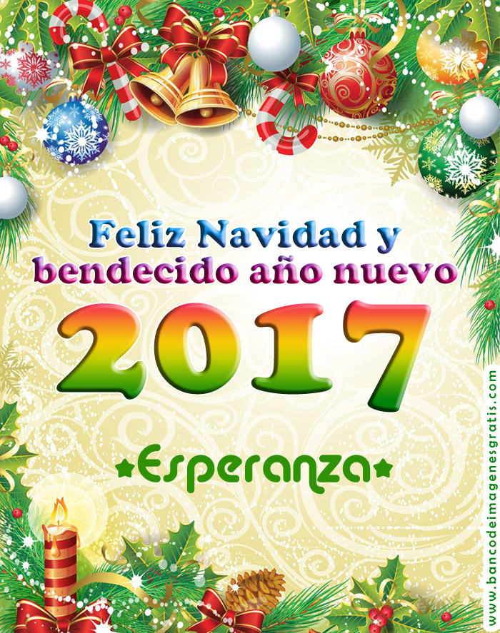 Banco de Imágenes Gratis: 55 postales navideñas con mensaje de "Feliz