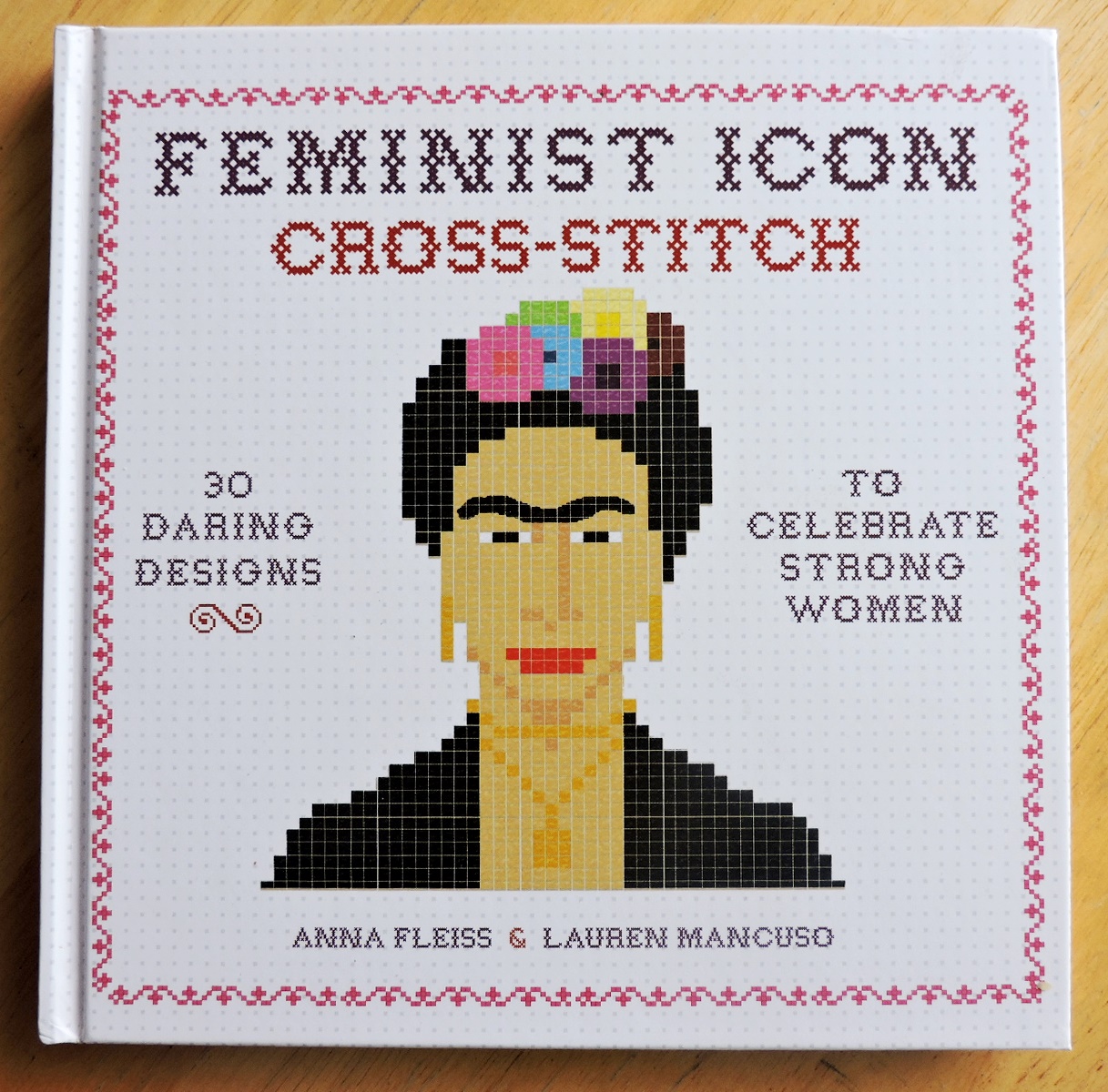 Feminist cross stitch