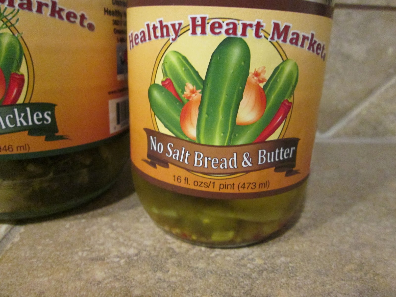 Please, DON'T pass the salt! Healthy Heart Market Pickles Dill and