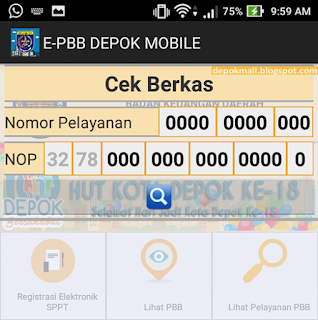 Cek SPPT PBB Depok Online Bayar Pajak Online Depok