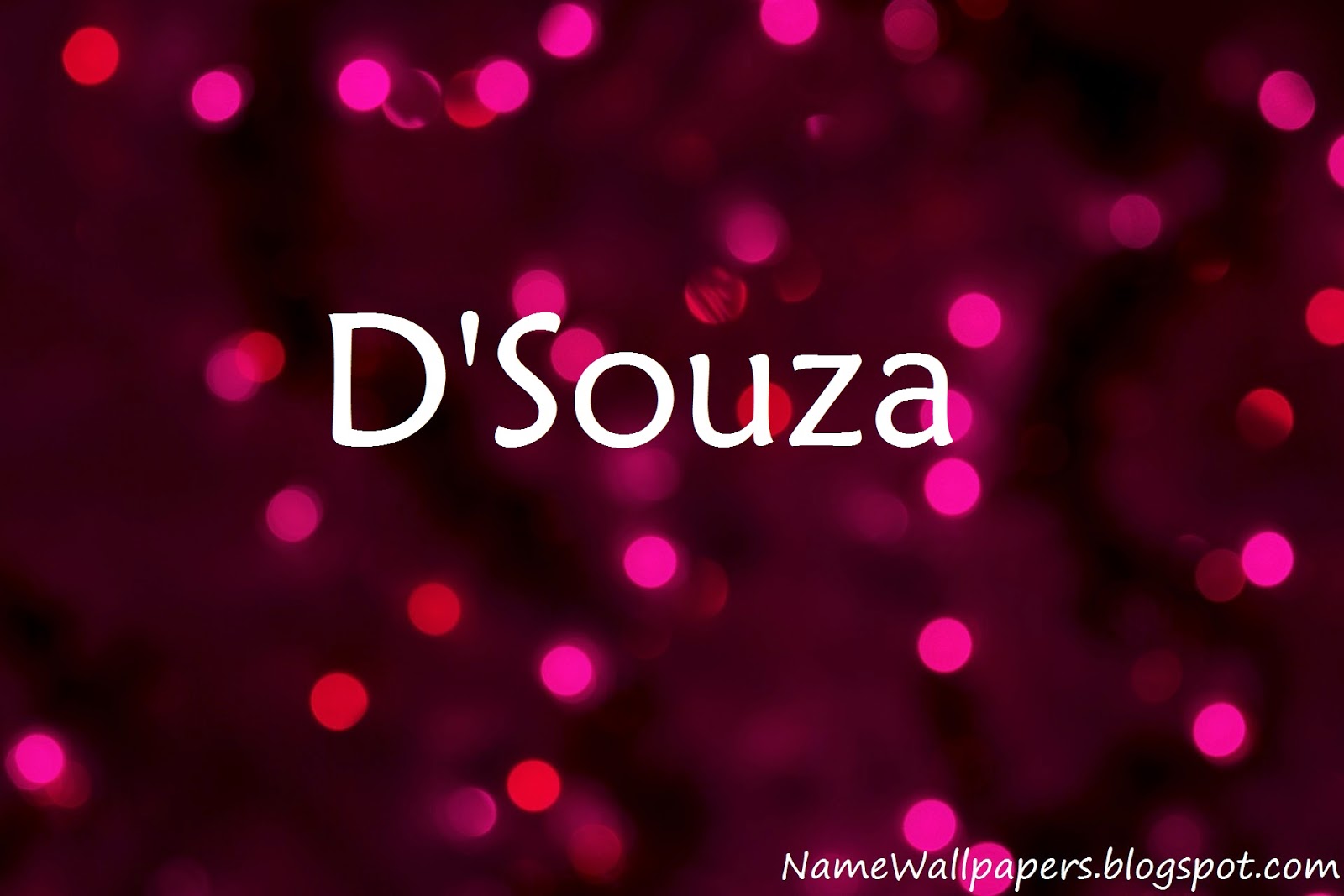 D'Souza Name Wallpapers DSouza Name Wallpaper Urdu Name Meaning Name