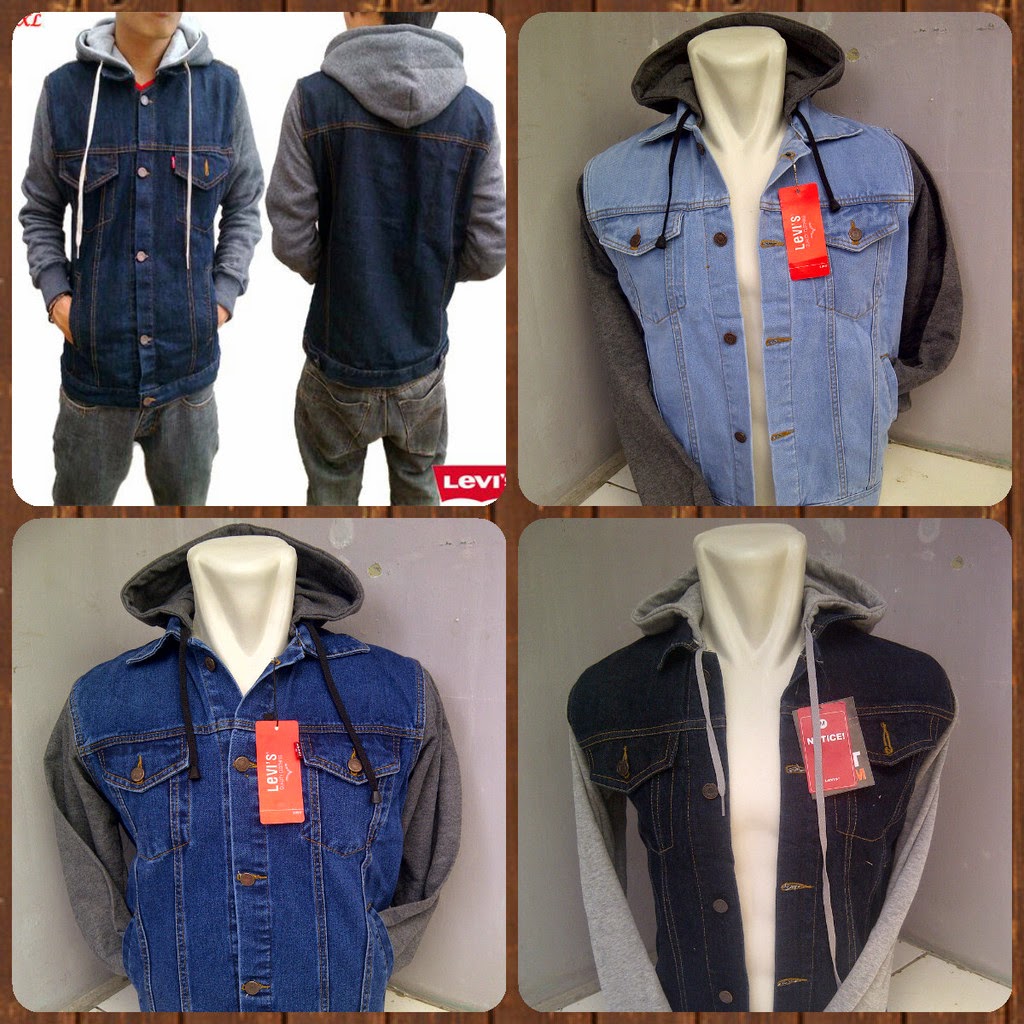 Jual Jaket Denim Hoodie Murah