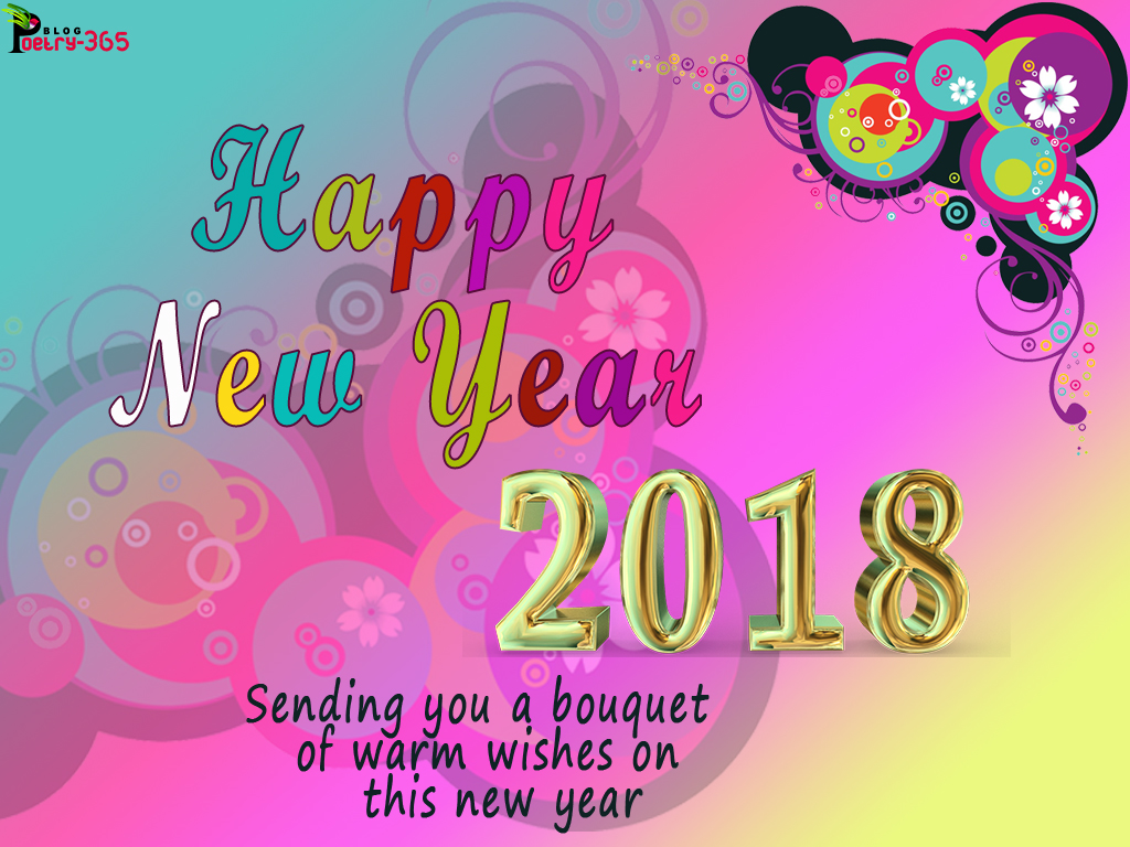 Wishes and Poetry Happy New Year 2018 Image Wishes Quotes and Message