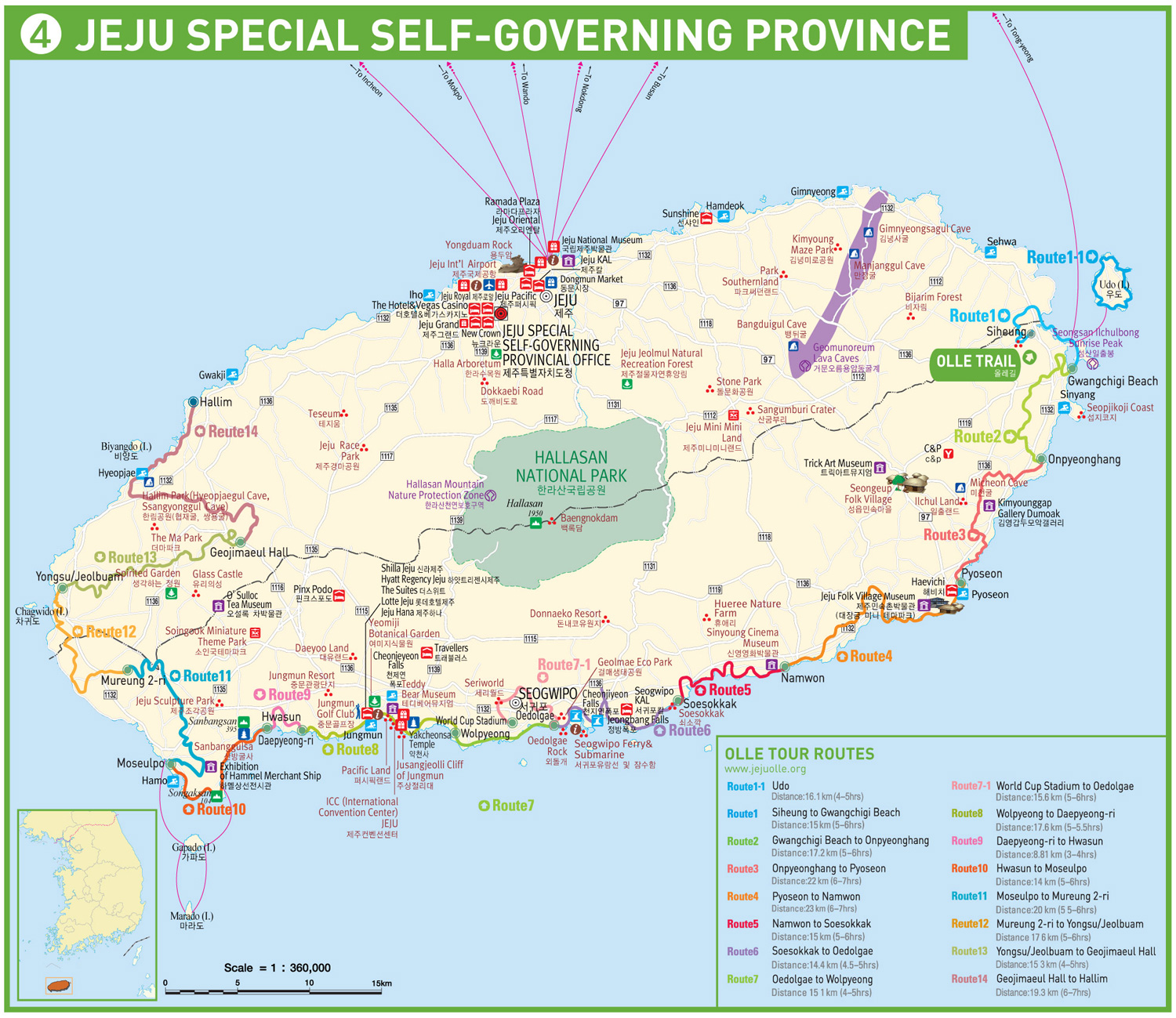Jeju Island Map