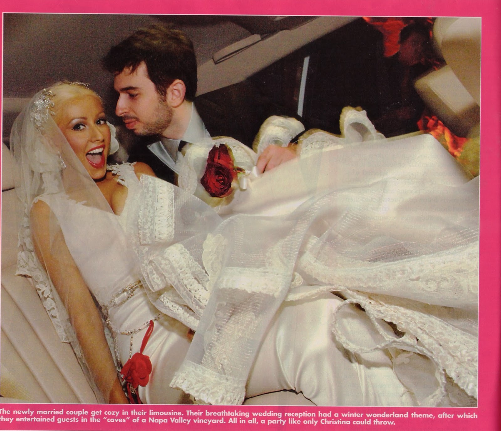 Red Carpet Wedding Christina Aguilera & Jordan Bratman Red Carpet