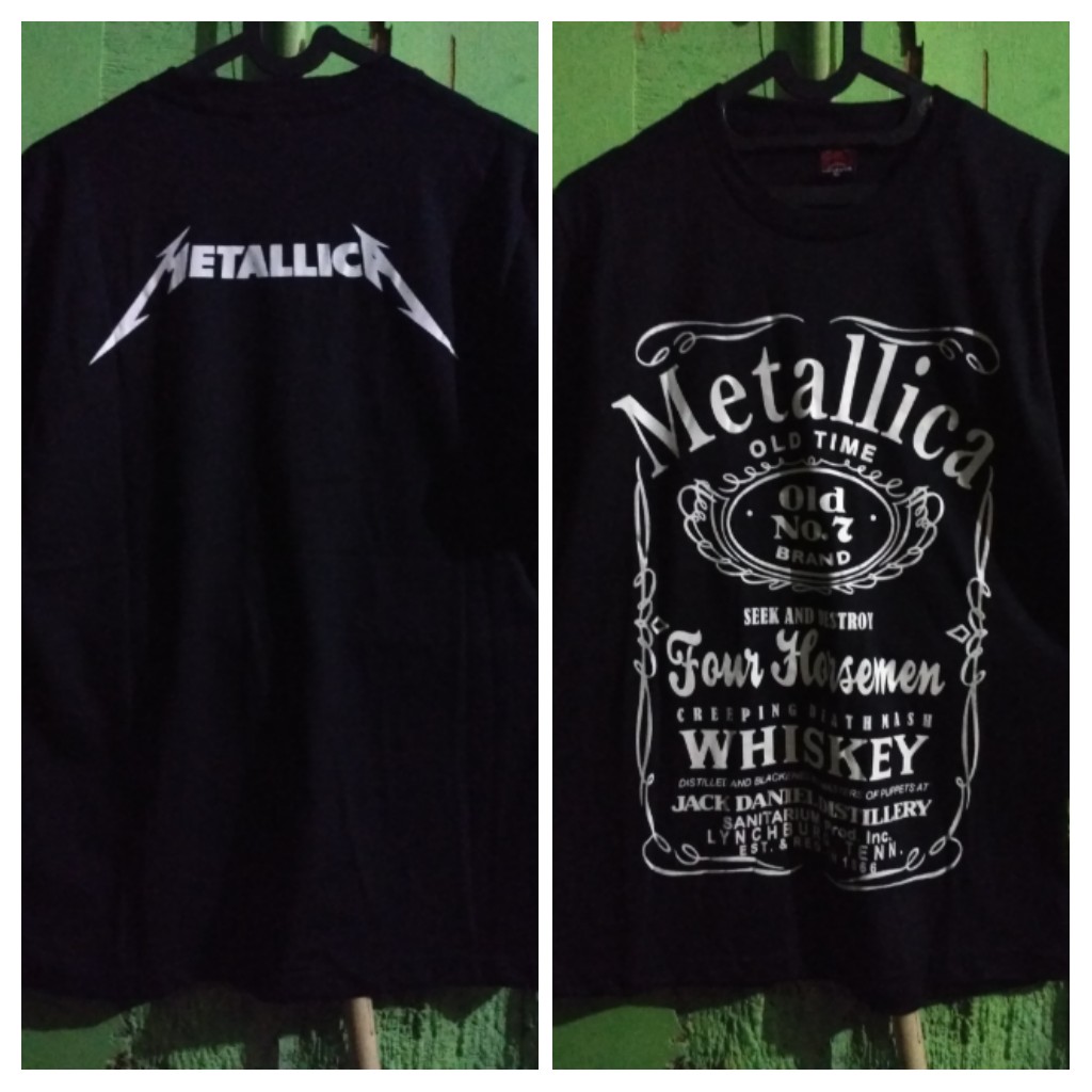 kaos band metallica k 01 kamar pekick kaos band metallica k 01 kamar pekick