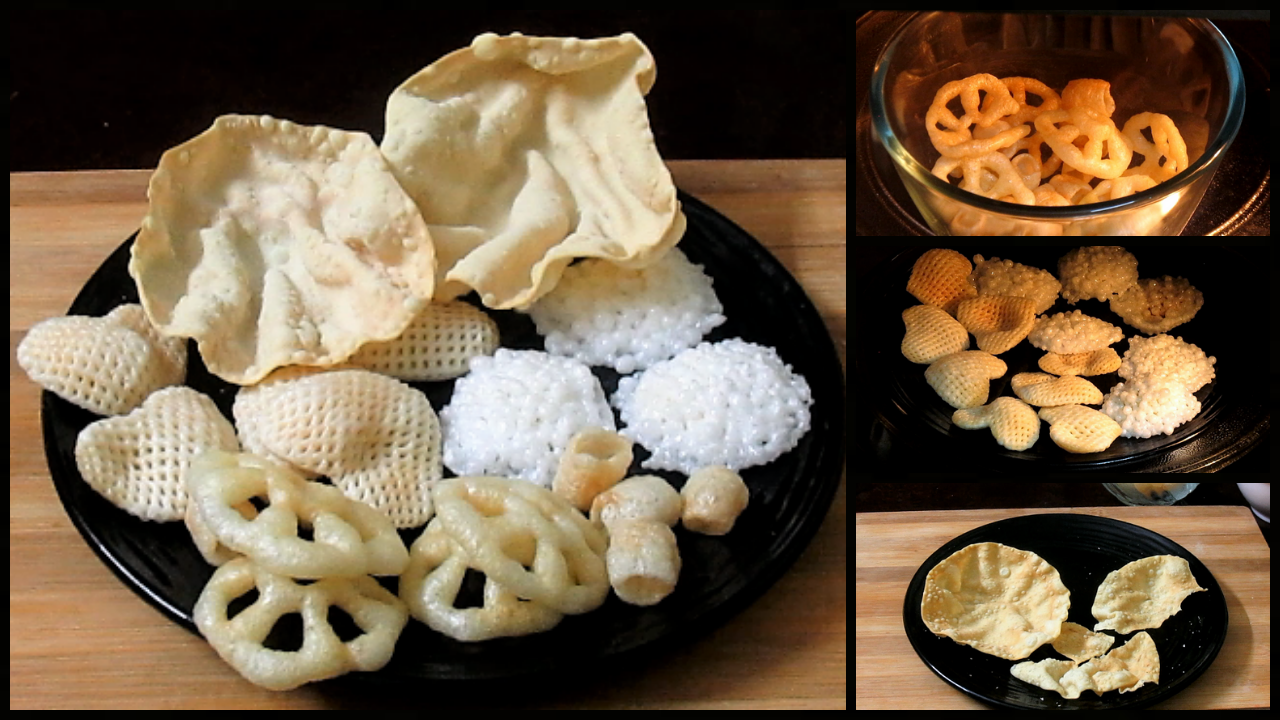 How to roast Papads and Fryums in microwave Roast papad in 2 minutes
