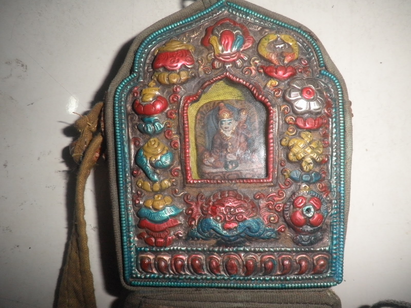 Tibetan Healing Amulet: Guru Rinpoche Ghau Box