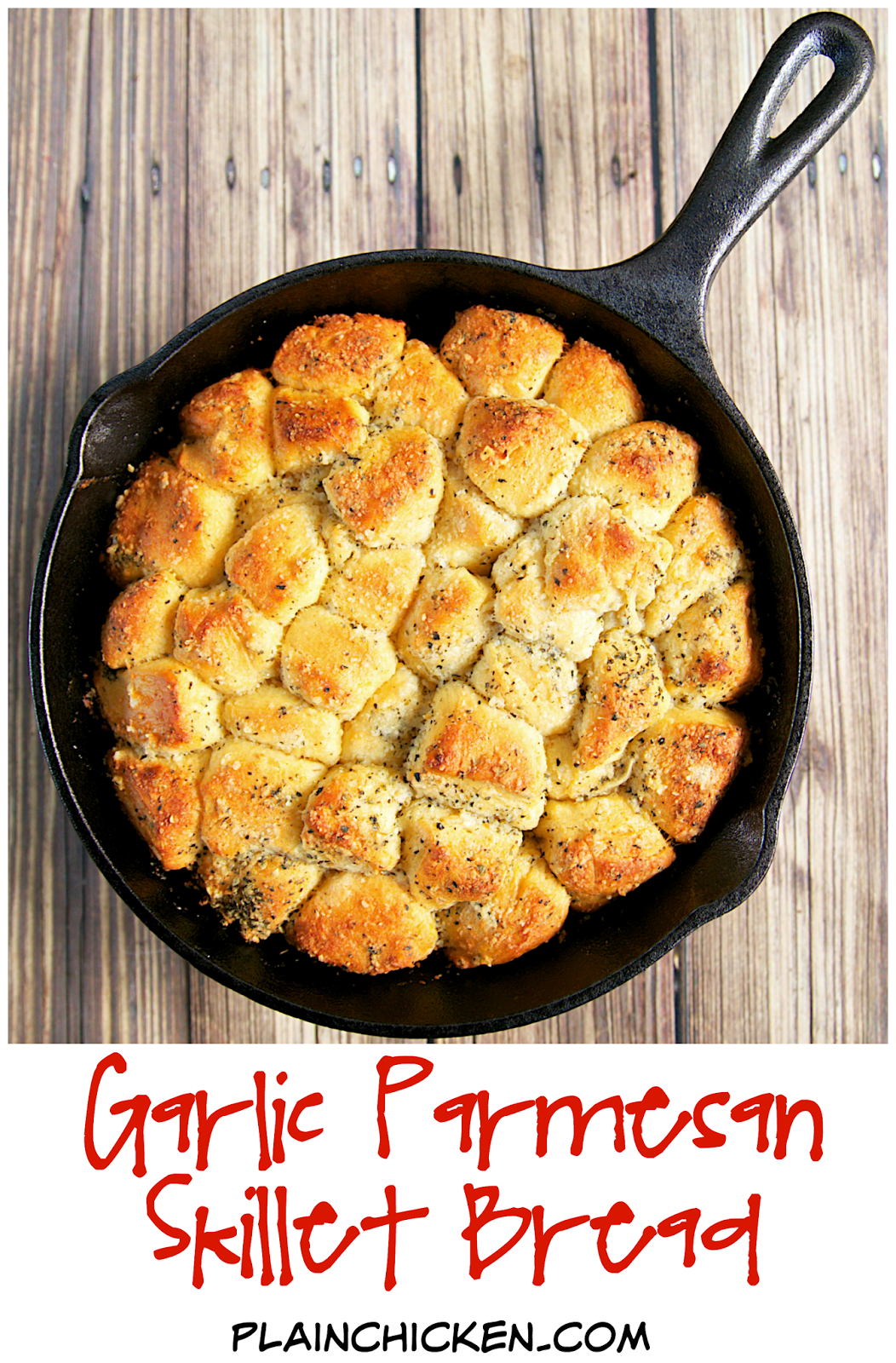 Garlic Parmesan Skillet Bread Plain Chicken®