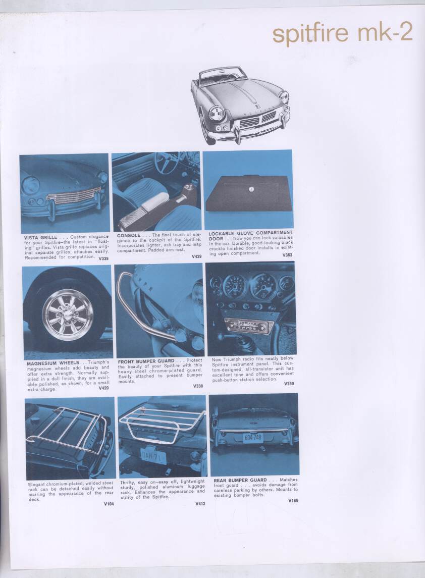 Vitessesteve blog Triumph USA car accessories