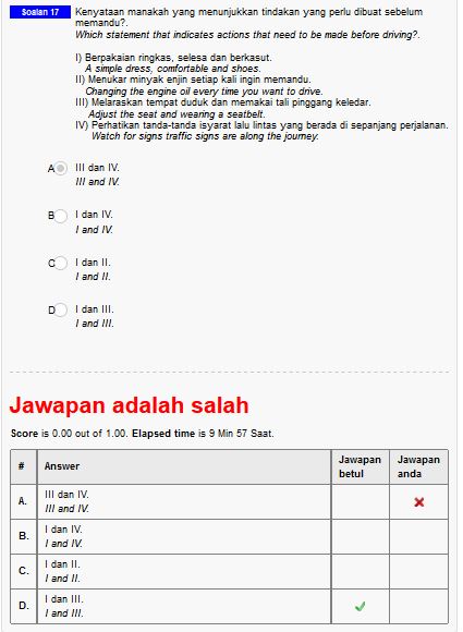 Ujian Jpj Kpp01 Online Theory Test Tips Lulus Ujian Lesen Kpp01