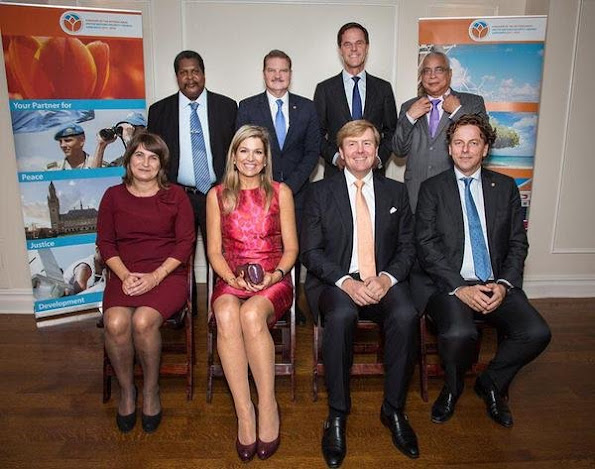 King Willem-Alexander and Queen Maxima met with the prime ministers of Aruba, Curacao and St. Maarten