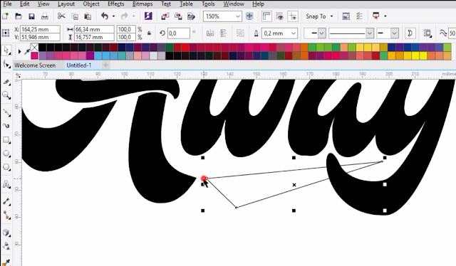 Cara Membuat Typography Text Di CorelDraw (Ver.1) Cara Membuat Typography Text Di CorelDraw (Ver.1)