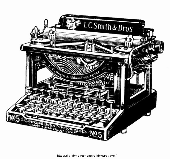 The Antique L. C. Smith & Bros. Typewriter | All Victorian Ephemera