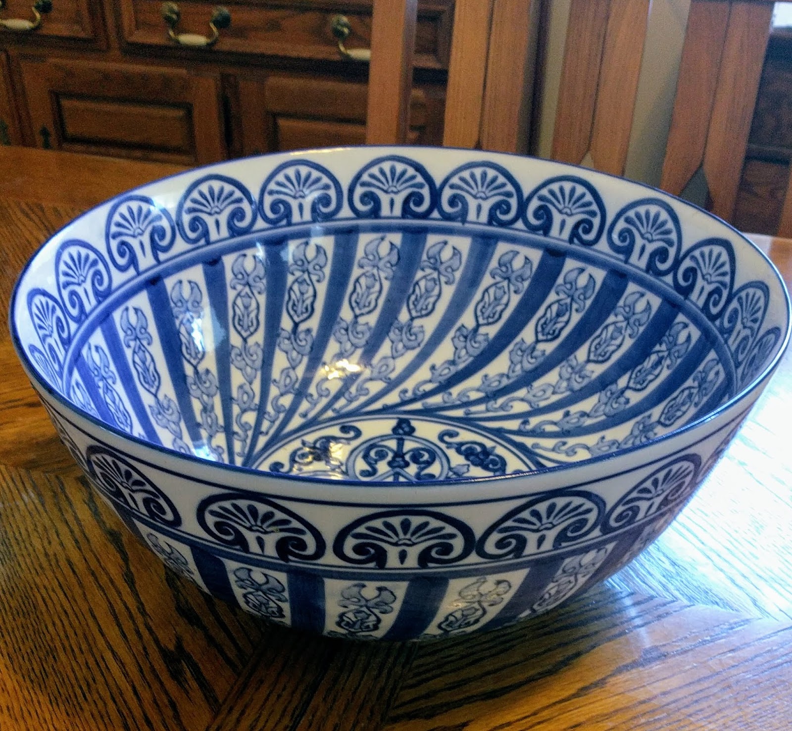 Restoration News Large Ceramic Bowl For Sale