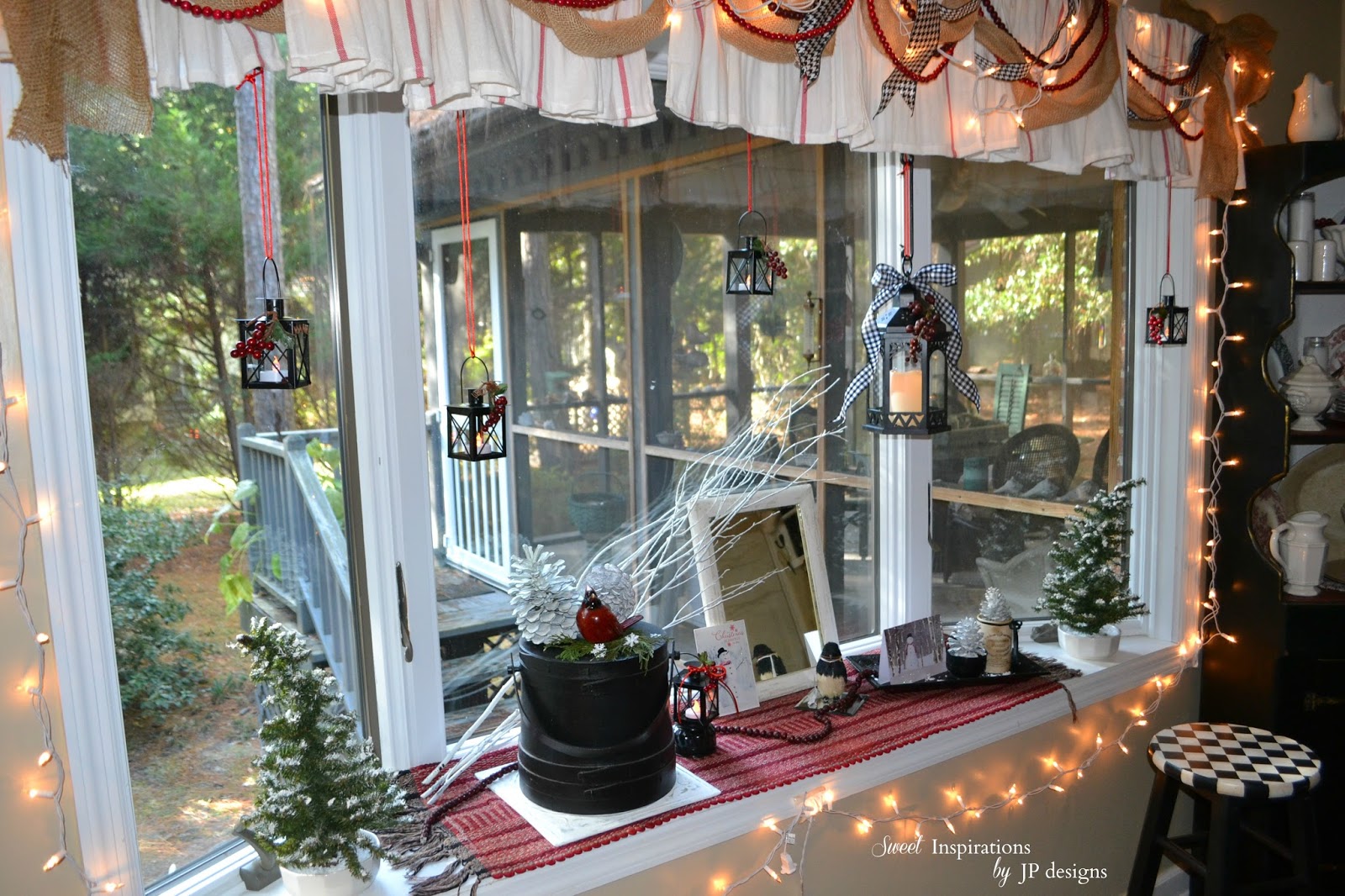 Sweet Inspirations by JP designs A Christmas Lantern Window Theme