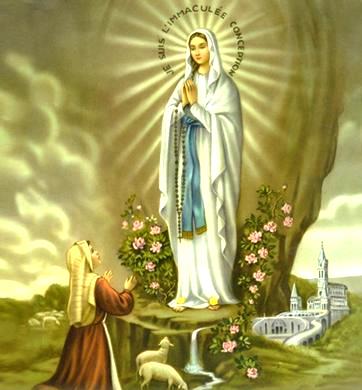 Nuestra Señora de Lourdes Imagen de Nuestra Señora de Lourdes (Patrona de los enfermos por antonomasia)