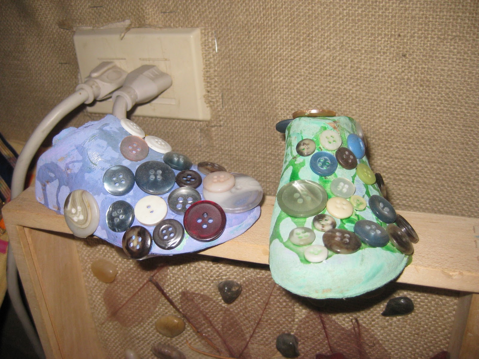 Sue's TeachSpeech Repurposed cardboard shoe inserts