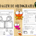 Sondagem de ortografia para imprimir em PDF