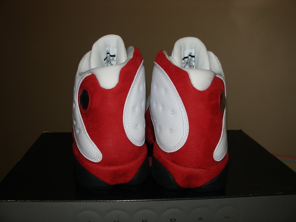 13s red and white