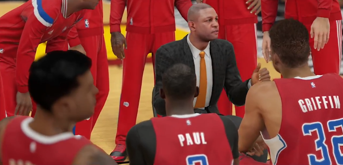 NBA 2K15 'Yakkem' Trailer Gameplay Screenshot - LeBron James Dunks on Shabazz Napier