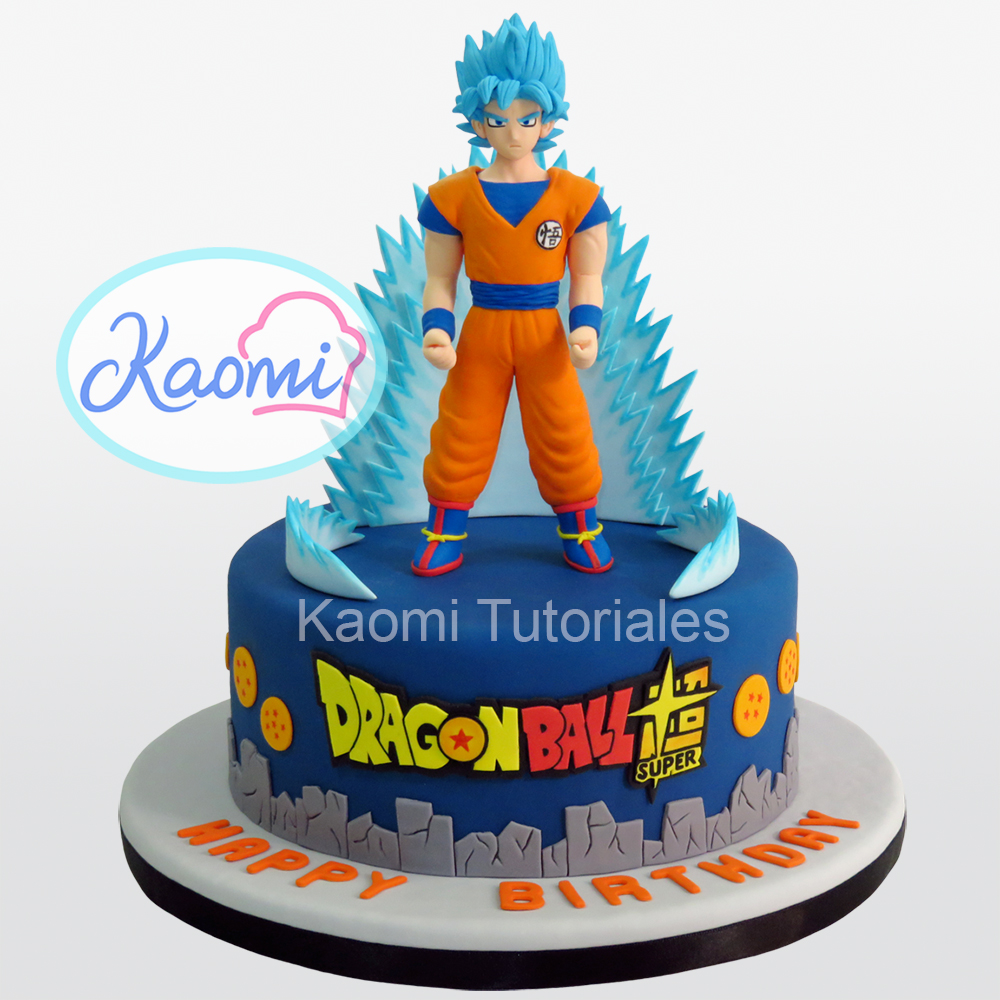 Kaomi Tutoriales: Cómo hacer a Goku para tortas / How to make Goku Cake  Topper