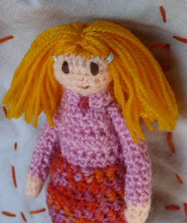 crochet doll  anekka handmade
