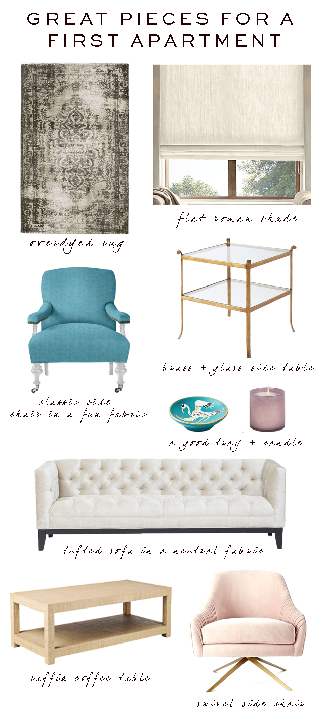 The Peak of Très Chic How to Decorate a 1st Apartment