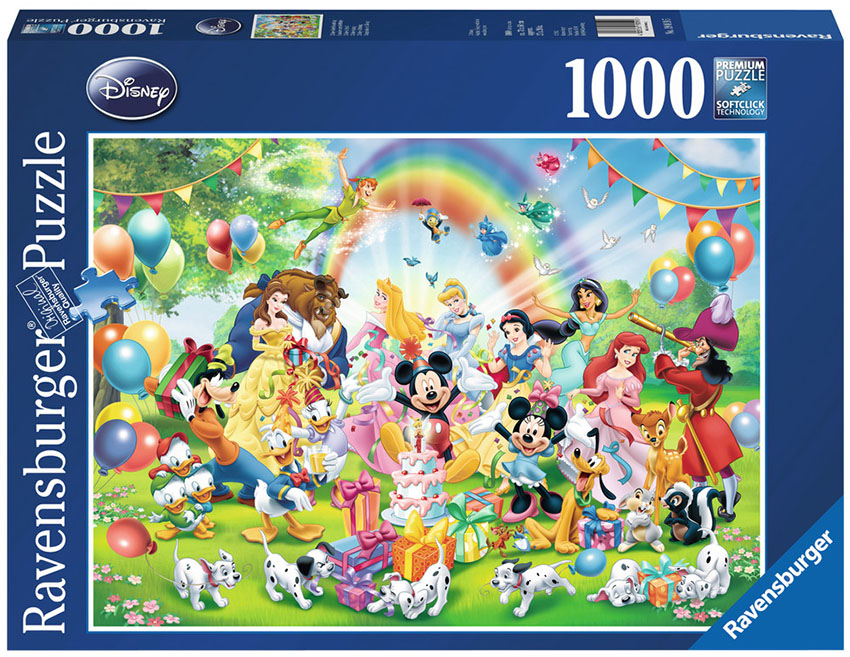 Ravensburger Mickey's Birthday 1000 pieces jigsaw puzzle review The