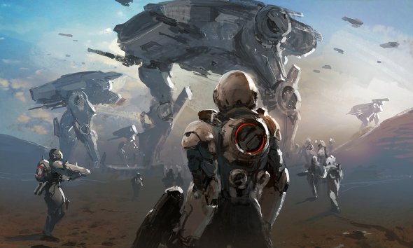 Batalhas, robôs e soldados futuristas nas ilustrações de ficção científica de Park Jong Won a.k.a. J.C.Park Park Jong Won jcircle J C Park artstation ilustrações ficção científica robôs futurista games batalhas