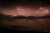Lightning over Texas