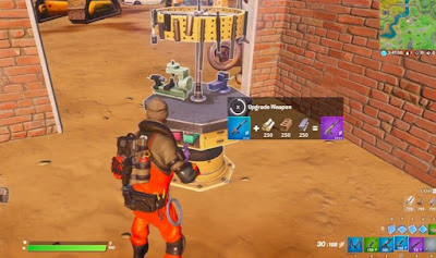 Fortnite, Swap Rare Materials, Upgrade Weapons, Bench