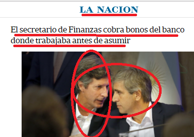 La mano derecha de caputo cobró del deutsch bank estando en funciones