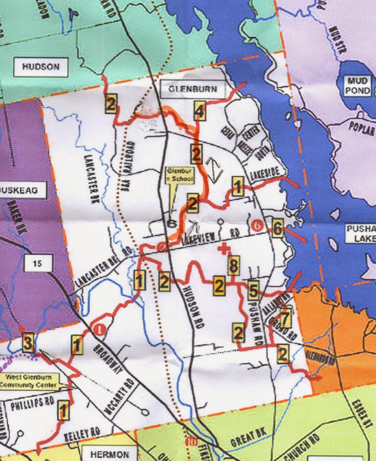 Hiking in Maine with Kelley 3/11/15 Glenburn Snowmobile Trails