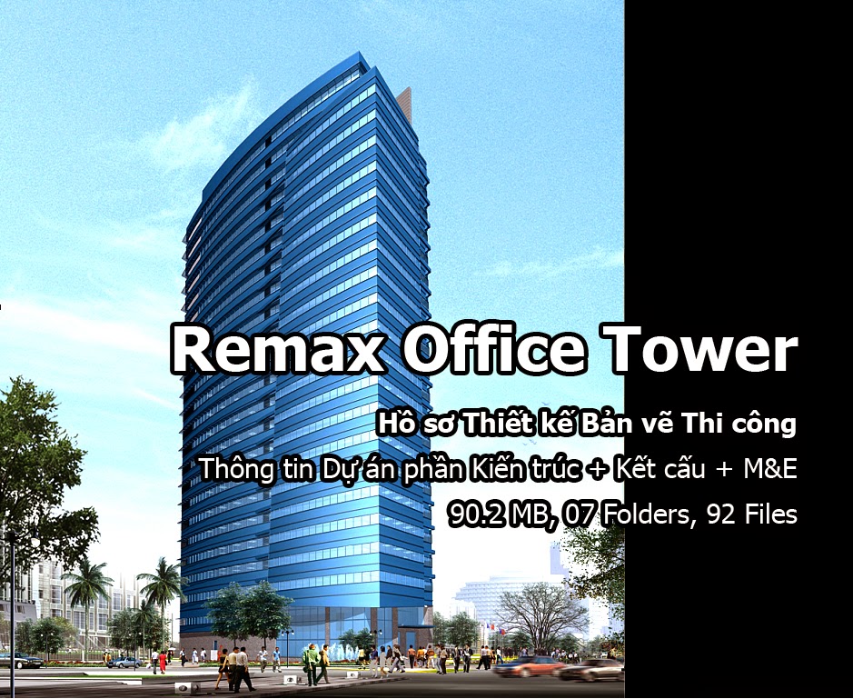 Thư viện Đồ họa Kiến trúc - ArchLib: Remax Office Tower - Hồ sơ Thiết ...