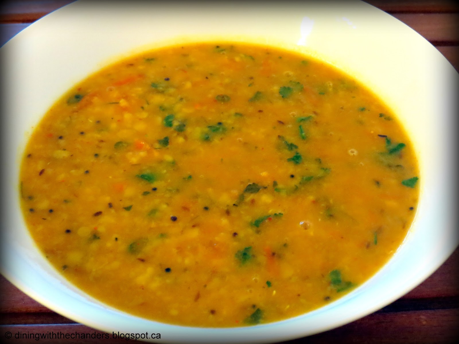 Dining with the Chanders Toor Dal