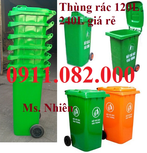 Thùng rác chuyên sỉ giá rẻ- hạ giá thùng rác 120 lít 240 lít 660 lít giá thấp nhất