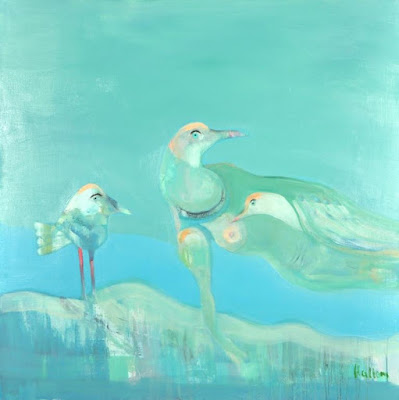 Peter Hallam - The Bird Family Peter Hallam - The Bird Family painting
