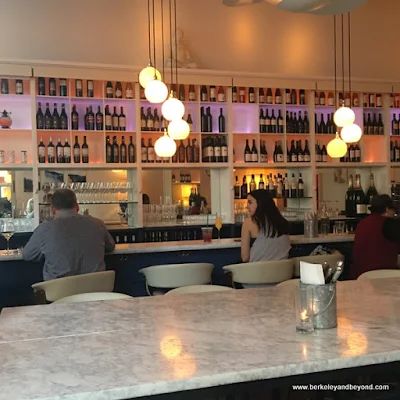 bar at Herlen Place wine bar in San Francisco, California