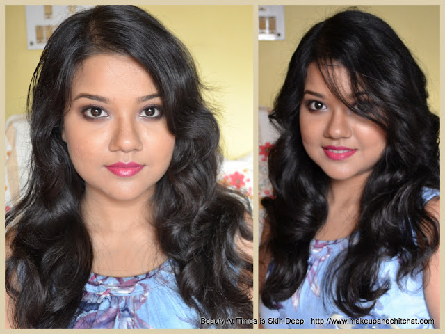 Irresistible me 8-in-1 Sapphire Hair Curling Kit before and after