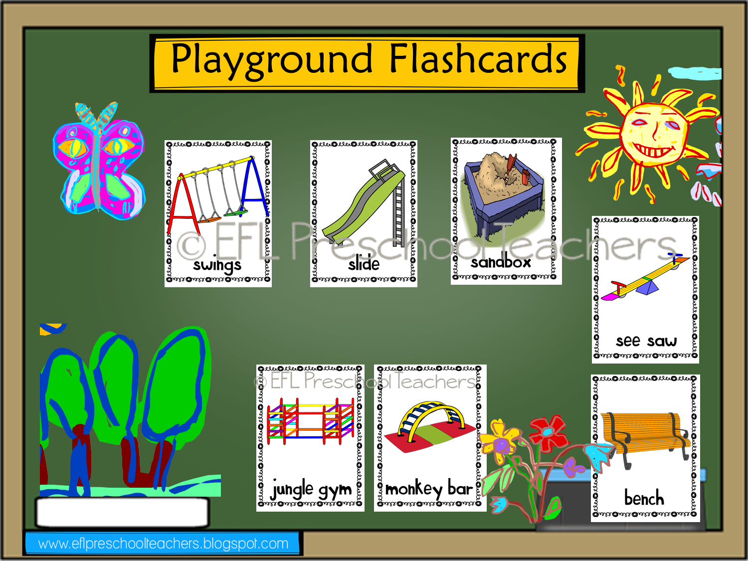 ESL/EFL Preschool Teachers Playground, Recess, Park