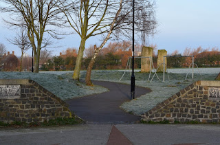 The winding path in Harbottle Park