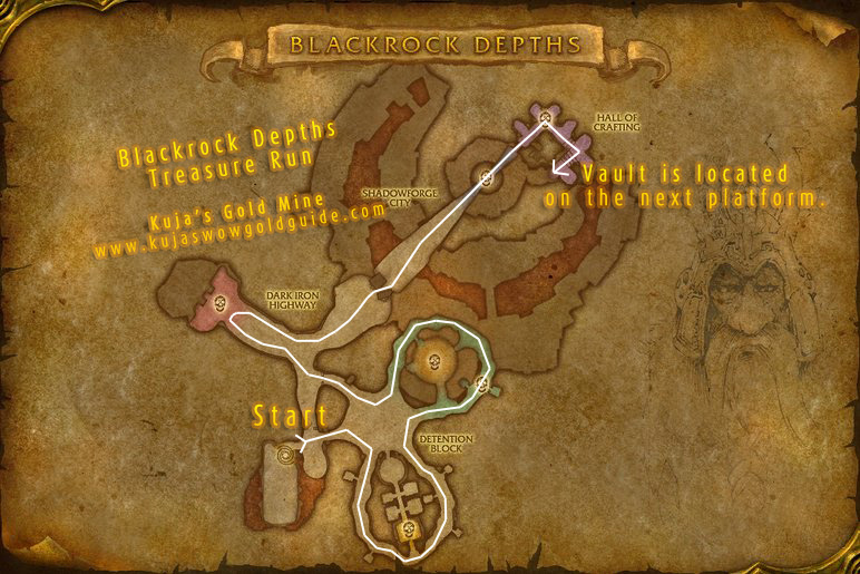 World Of Warcraft Black Rock Depths Map 68