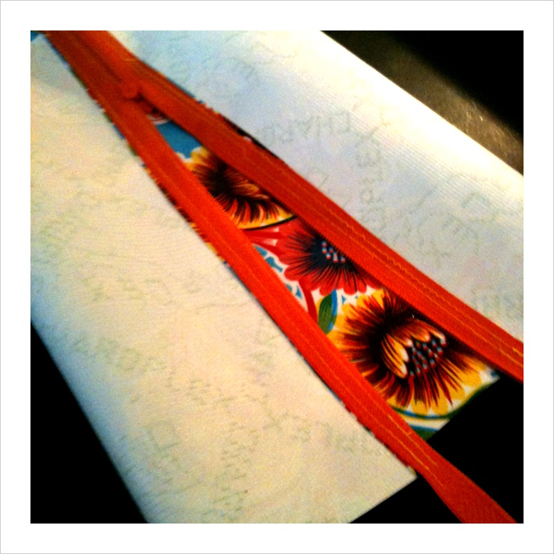 Sew Ridiculous Oil Cloth Zipper Bags